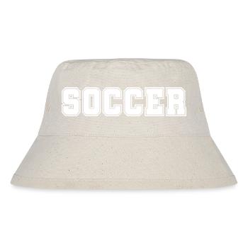 Soccer Bold - Stanley/Stella Recycled Bucket Hat - natural - Front
