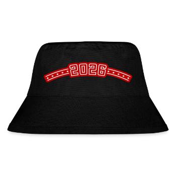 2026 Outline - Stanley/Stella Recycled Bucket Hat - black - Front