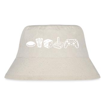 Controller Evolution | Gamer - Stanley/Stella recycelter Bucket Hat - Naturweiß - Vorne
