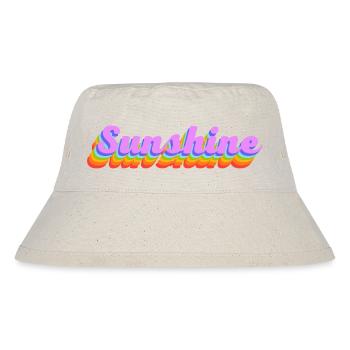 Sunshine - Stanley/Stella Recycled Bucket Hat - natural - Front