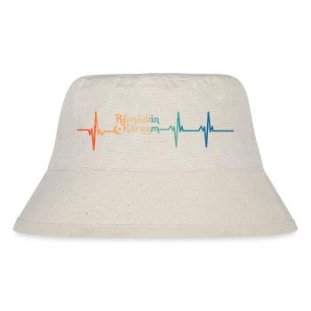 Ramadan Kareem Herzschlag - Stanley/Stella recycelter Bucket Hat - Naturweiß - Vorne