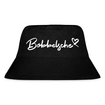 Bobbelsche / Hessisch / Baby - Stanley/Stella recycelter Bucket Hat - Schwarz - Vorne