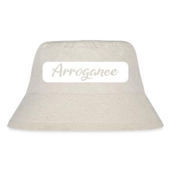 Arrogance Gift white - Stanley/Stella Recycled Bucket Hat - natural - Front