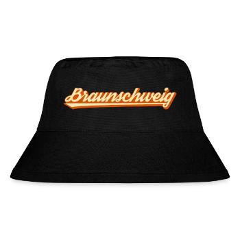Braunschweig - Stanley/Stella recycelter Bucket Hat - Schwarz - Vorne