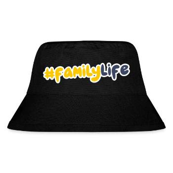 family life - Stanley/Stella Recycled Bucket Hat - black - Front