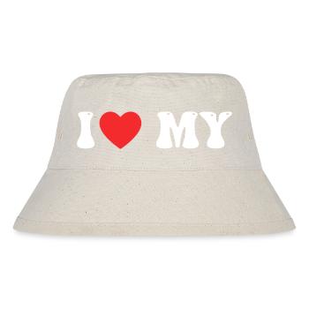 I love My - Stanley/Stella Recycled Bucket Hat - natural - Front