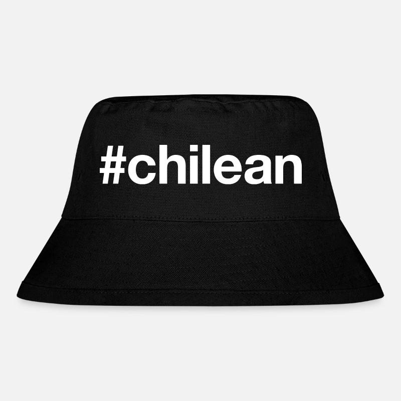 CHILEAN Chile Hashtag - Stanley/Stella recycelter Bucket Hat - Schwarz