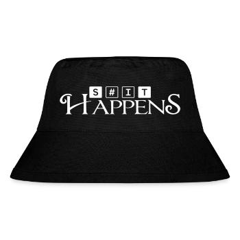 It Just Happens - Stanley/Stella Recycled Bucket Hat - black - Front