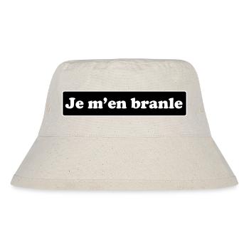 Ich Bewegung - Stanley/Stella recycelter Bucket Hat - Naturweiß - Vorne
