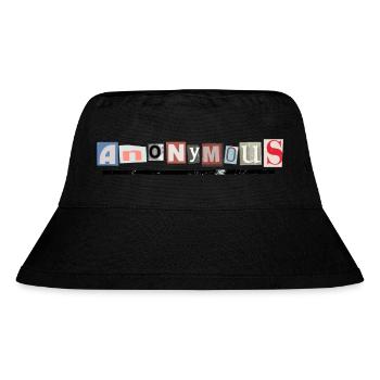 Anonymous - Stanley/Stella recycelter Bucket Hat - Schwarz - Vorne