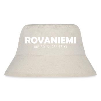 Rovaniemi - Finland - Coordinates - Longitude - Stanley/Stella Recycled Bucket Hat - natural - Front