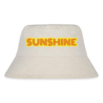 Sunshine - Stanley/Stella Recycled Bucket Hat - natural - Front