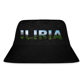 ILIRIA - Stanley/Stella recycelter Bucket Hat - Schwarz - Vorne