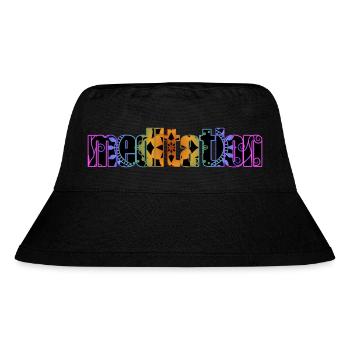 Meditation - Stanley/Stella Recycled Bucket Hat - black - Front