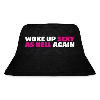 Réveillé sexy comme l’enfer à nouveau drôle confiance en soi - Bob recyclé Stanley/Stella - noir - Devant