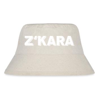 Zkara - absichtlich auf Algerisch tun - Stanley/Stella recycelter Bucket Hat - Naturweiß - Vorne
