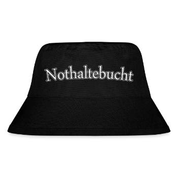 Emergency stop bay - Stanley/Stella Recycled Bucket Hat - black - Front