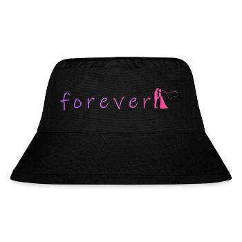 Forever Love Dancing Silhouette - Stanley/Stella recycelter Bucket Hat - Schwarz - Vorne