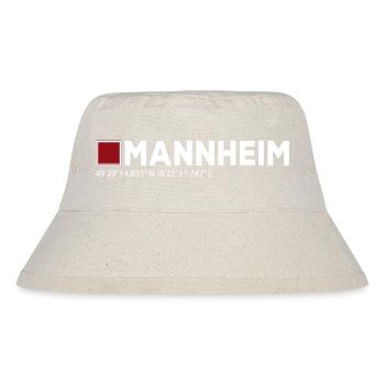 Mannheim Monnem Mannheimat - Stanley/Stella recycelter Bucket Hat - Naturweiß - Vorne