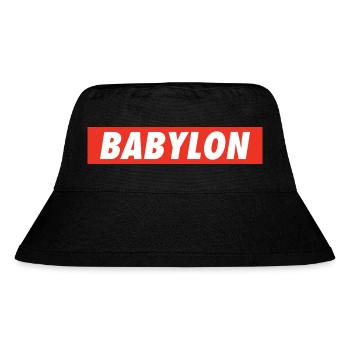 Babylon Down Rasta Reggae Rastafari One Love Roots - Stanley/Stella recycelter Bucket Hat - Schwarz - Vorne