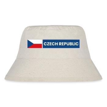 Czech National Flag - Stanley/Stella Recycled Bucket Hat - natural - Front