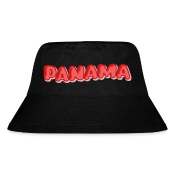 Panama as a holiday - Stanley/Stella Recycled Bucket Hat - black - Front