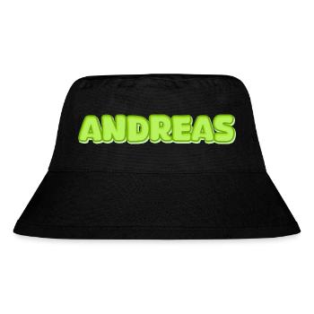 Andreas Andreas - Stanley/Stella Recycled Bucket Hat - black - Front