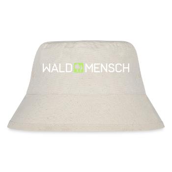Waldmensch | Wald Bäume Waldbaden Natur Naturliebe - Stanley/Stella recycelter Bucket Hat - Naturweiß - Vorne