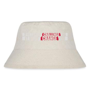 Workout Fitness Motivation Quote - Stanley/Stella Recycled Bucket Hat - natural - Front