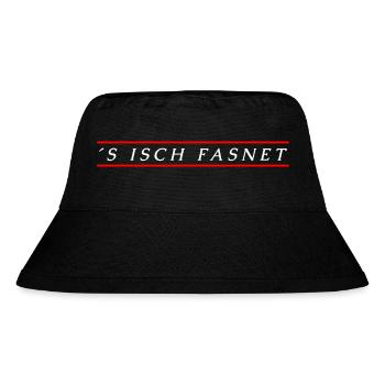 S isch Fasnet Karneval - Stanley/Stella recycelter Bucket Hat - Schwarz - Vorne