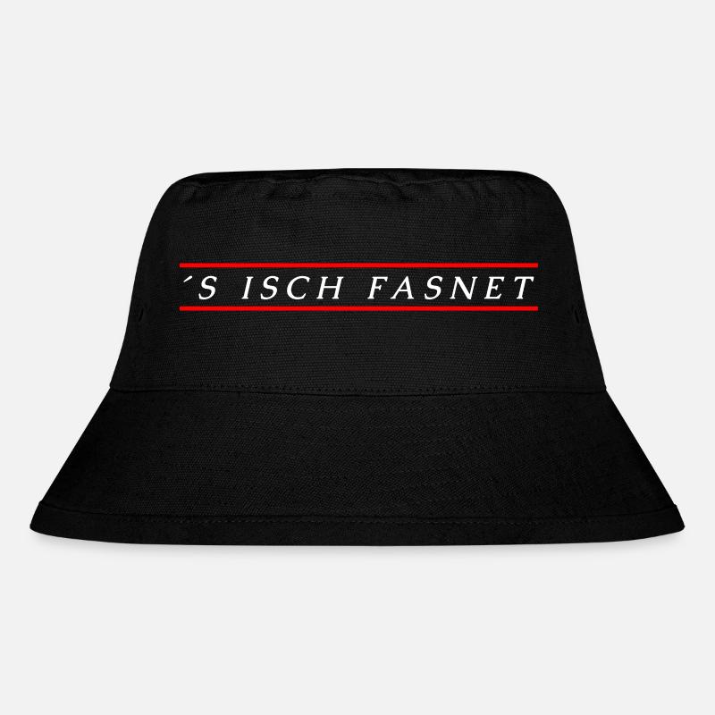 S isch Fasnet Karneval - Stanley/Stella recycelter Bucket Hat - Schwarz