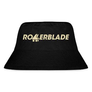 rollerblade logo bright - Stanley/Stella Recycled Bucket Hat - black - Front
