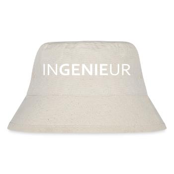 Ingenieur Genie Maschinenbau Ingenieurwesen - Stanley/Stella recycelter Bucket Hat - Naturweiß - Vorne