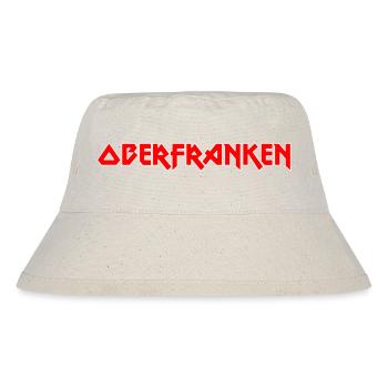 Modisches Heimat OBERFRANKEN Metal-Design - Stanley/Stella recycelter Bucket Hat - Naturweiß - Vorne