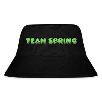 TEAM FRÜHLING - Stanley/Stella recycelter Bucket Hat - Schwarz - Vorne