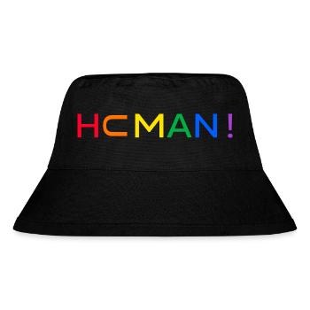 human-rights LGBT rainbow "tolerant colourful" - Stanley/Stella Recycled Bucket Hat - black - Front