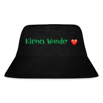 Babysprüche - schwanger - Stanley/Stella recycelter Bucket Hat - Schwarz - Vorne