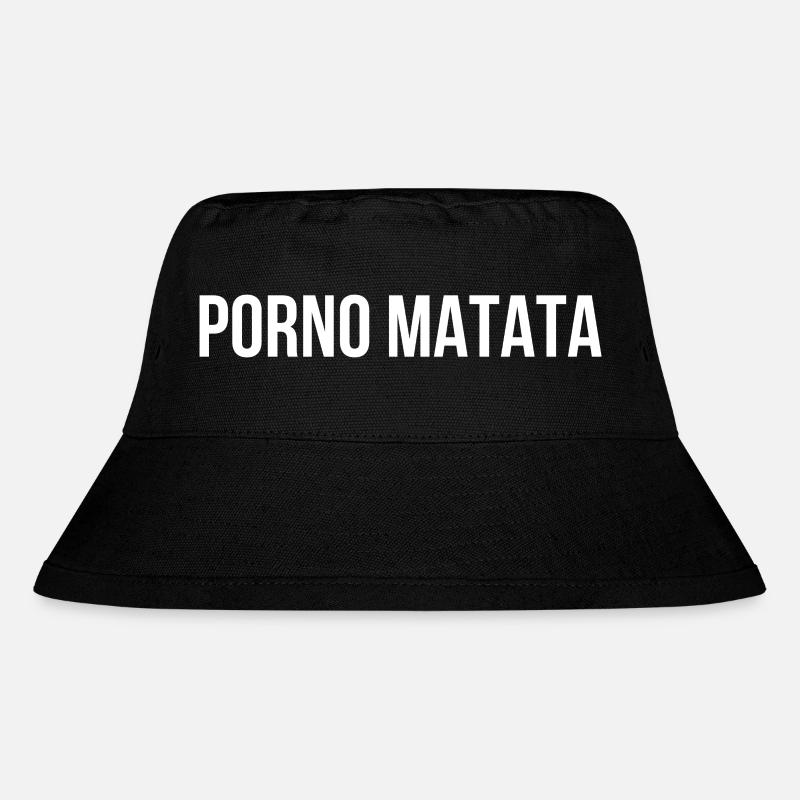 Matata - Stanley/Stella recycelter Bucket Hat - Schwarz