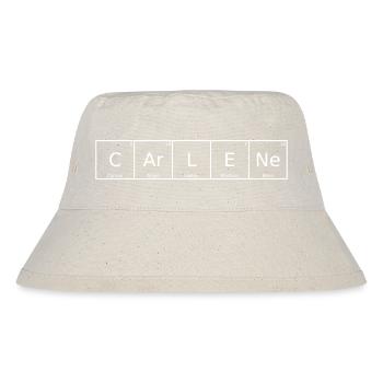 Carlene Name Vorname Chemie Periodensystem Element - Stanley/Stella recycelter Bucket Hat - Naturweiß - Vorne