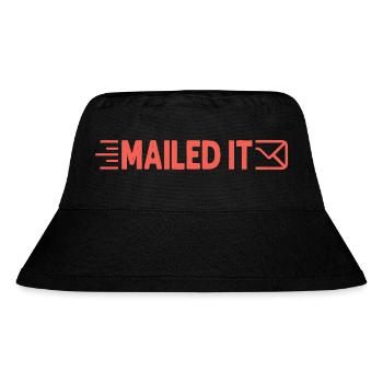 Mailed It Postal Worker Mailman - Stanley/Stella recycelter Bucket Hat - Schwarz - Vorne