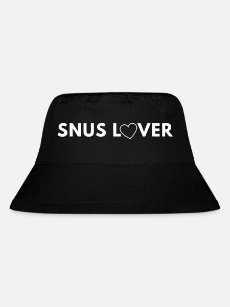 SNUS LOVER - Stanley/Stella recycelter Bucket Hat - Schwarz