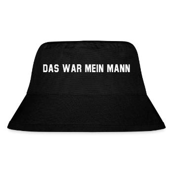 Das war mein Mann - Stanley/Stella recycelter Bucket Hat - Schwarz - Vorne