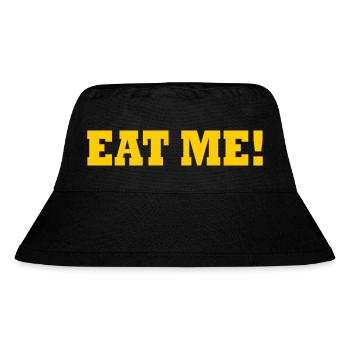 Eat me - Stanley/Stella recycelter Bucket Hat - Schwarz - Vorne