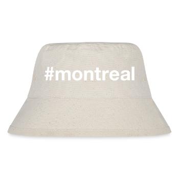 MONTREAL Australia Hashtag - Stanley/Stella recycelter Bucket Hat - Naturweiß - Vorne