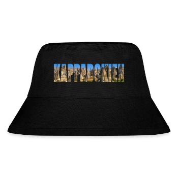 cappadocia panorama - Stanley/Stella Recycled Bucket Hat - black - Front
