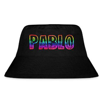 Pablo RS Rainbow - Stanley/Stella Recycled Bucket Hat - black - Front