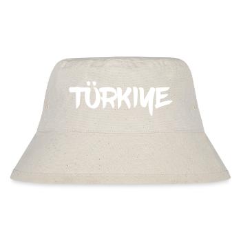 Türkiye Lettering - Stanley/Stella Recycled Bucket Hat - natural - Front