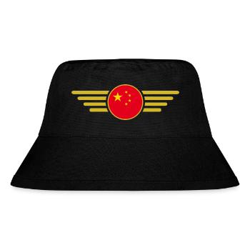 J’aime la Chine, T-shirt design de style élégance - Bob recyclé Stanley/Stella - noir - Devant