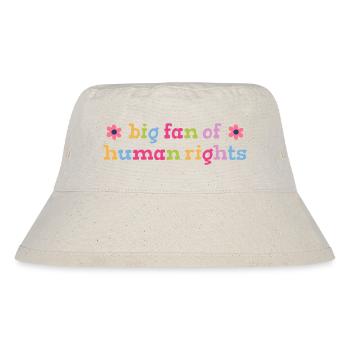 Grand fan de la déclaration des droits humains - Bob recyclé Stanley/Stella - blanc naturel - Devant