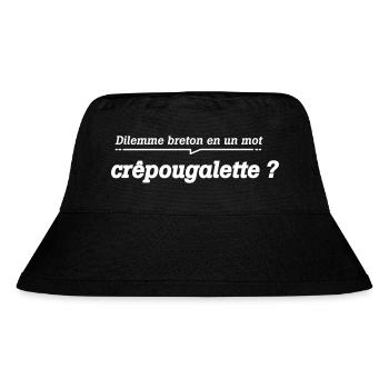 Dilemme breton crepougalette ? - Bob recyclé Stanley/Stella - noir - Devant